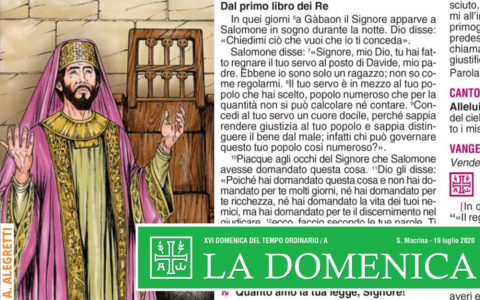 Foglietto La Domenica – XVII Domenica fra l’Anno (A)