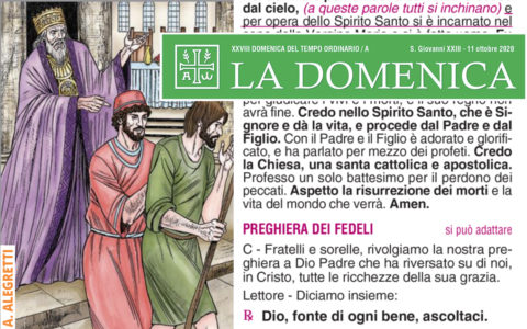 Foglietto La Domenica – XXVIII Domenica fra l’Anno